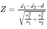 Z statistic